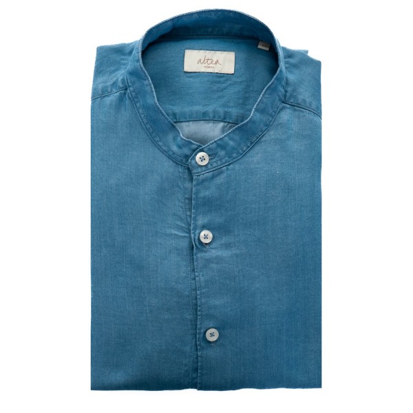 Altea Shirt Stand-Up Collar Blue