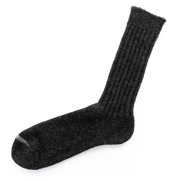 Nishiguchi Kutsushita Gerippte Woll-Socken