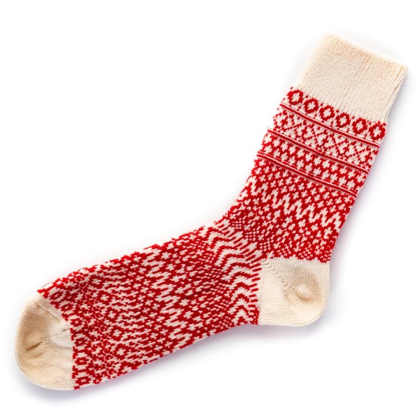 Nishiguchi Kutsushita RedSox Jacquard Socks