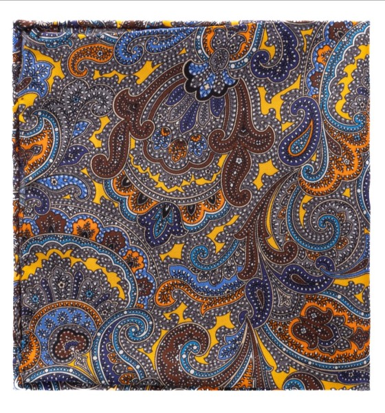 die form Einstecktuch Paisley