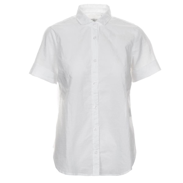 Shirt No.2 Kurzarmbluse Weiß