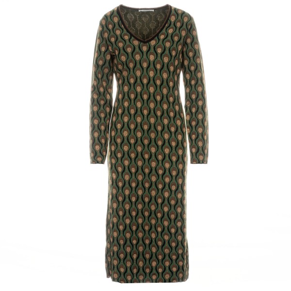 Maliparmi Knit Dress Peacock