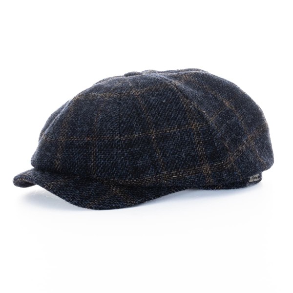 Wigens Newsboy Classic Cap Shetland Tweed