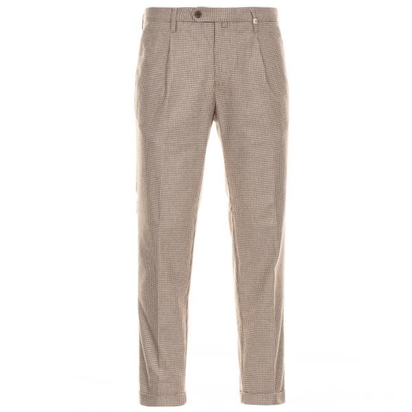 Myths Chino Hahnentritt Beige