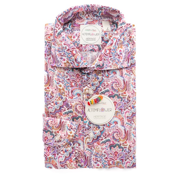 Altemflower Shirt Positano Paisley Pink