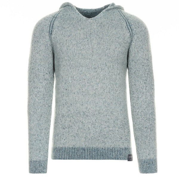 Seldom Reversible Knitted Hoody Aquamarine