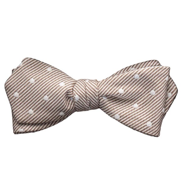 Trico Bow Tie Florence Brown Dotted