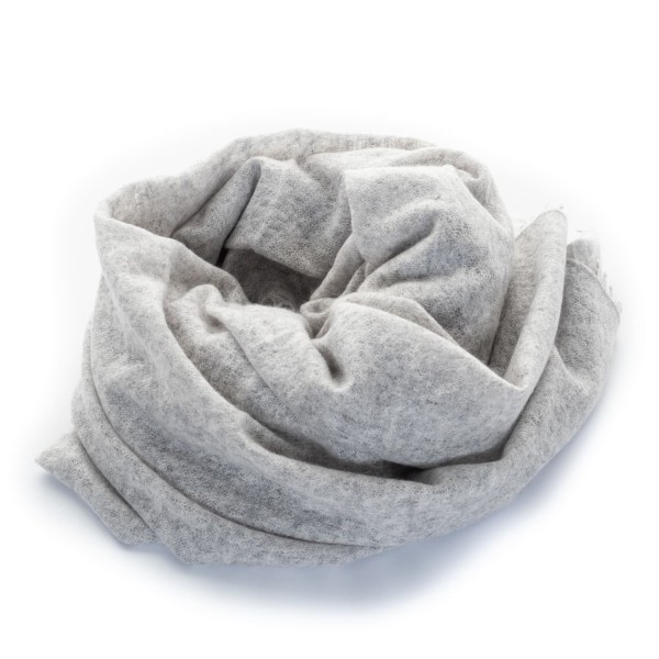 Bakaree Cashmere Shawl Silver Melange