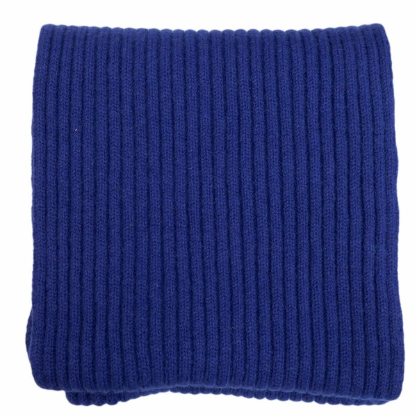Stoltenberg knitted scarf cashmere royal