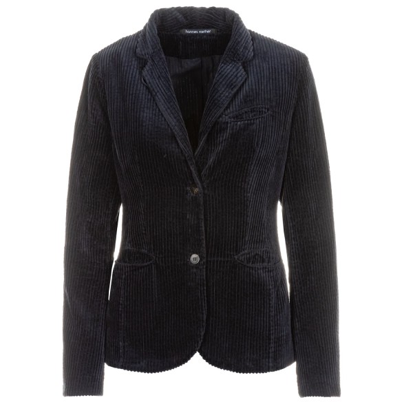 Hannes Roether Corduroy Blazer Navy