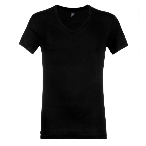 Alan Red T-Shirt Dean V-Neck Slim Fit