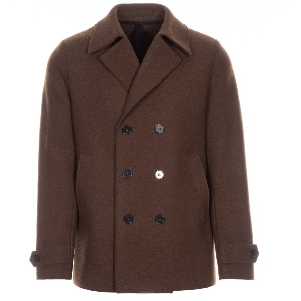 Harris Wharf Peacoat Braun