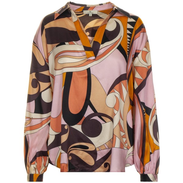 Charlotte Sparre Silk Blouse Collar Me Abstract