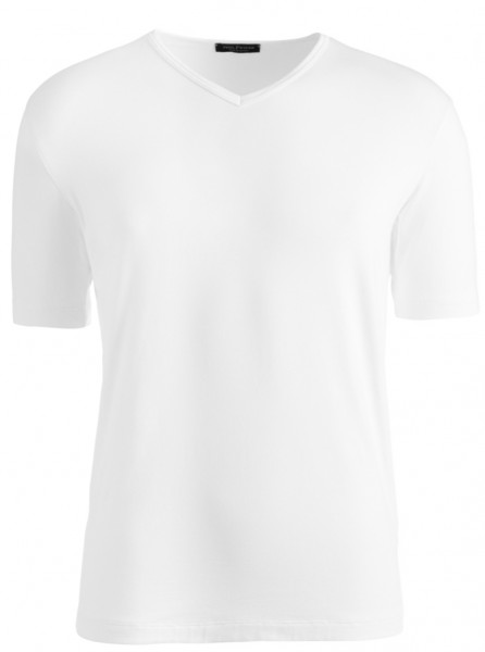 Phil Petter T-Shirt V-Neck Weiß