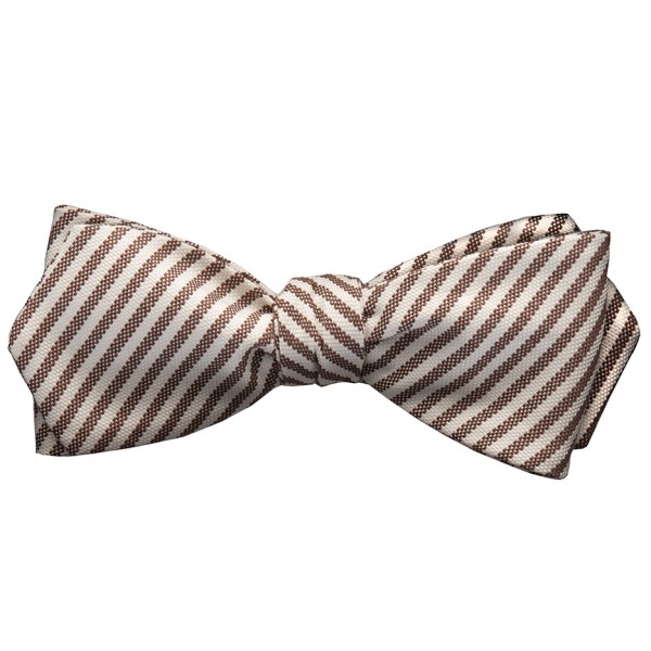Trico Bow Tie Florence Brown Striped