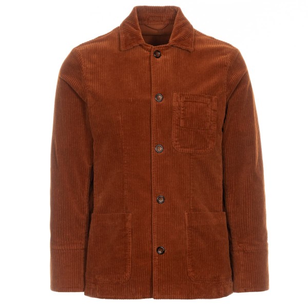 Borelio Corduroy Jacket Verrou Burnt Orange