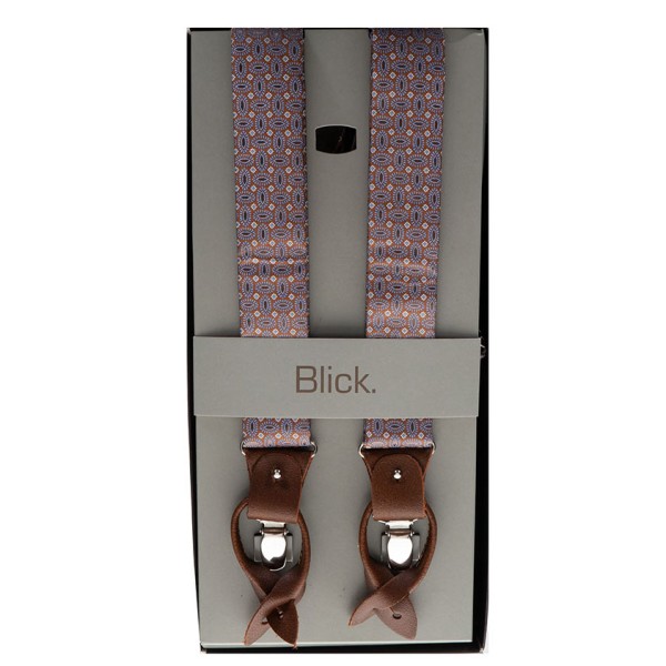 Blick Suspenders Shelby Abstract Orange