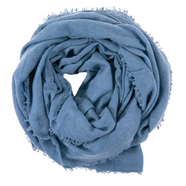 Bakaree Cashmere Shawl China Blue