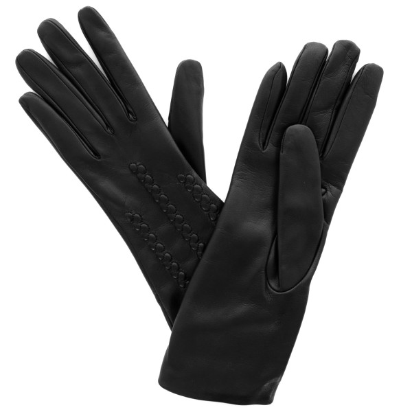 Caridei Leather Gloves with Cashmere