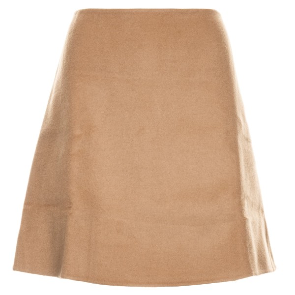 HEMISPHERE Wool Flannel Skirt