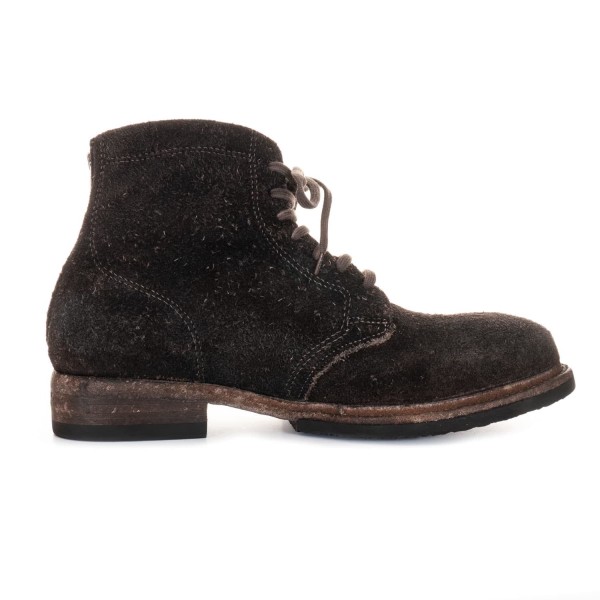 Shoto Boot 51709 Suede Leather Dark Brown