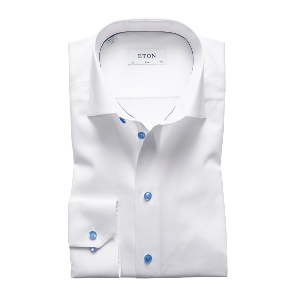 Eton Shirt Slim Signature Twill White