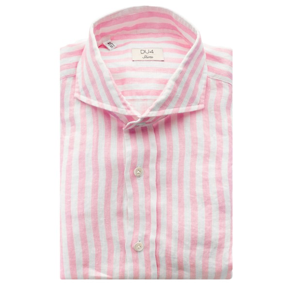 DU4 Shirt Chein Striped Pink