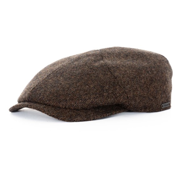 Wigens Newsboy Slim Cap Magee Tweed Braun