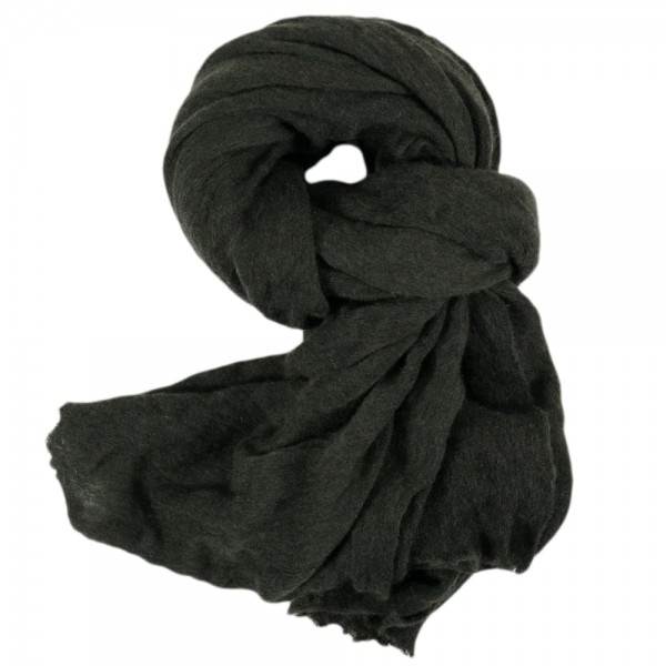 Phil Petter cashmere scarf dark oliv khaki