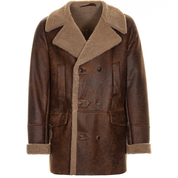 Salvatore Santoro lambskin caban jacket