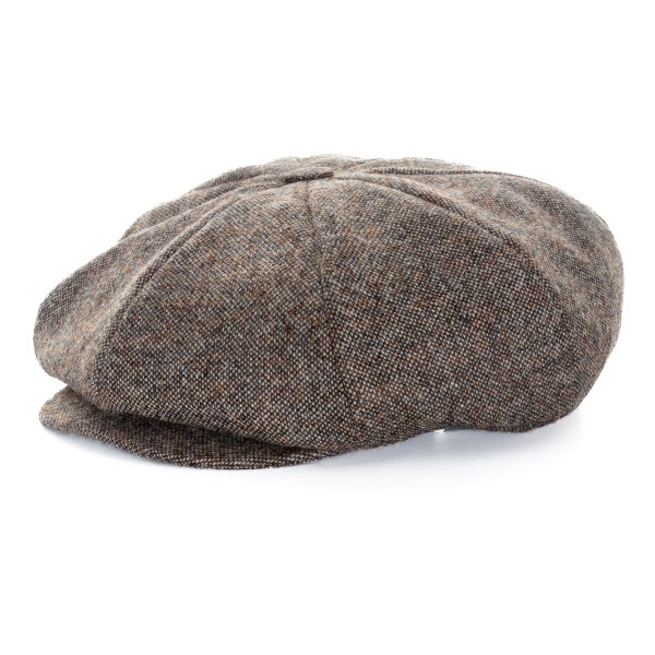 Wigens Baker Boy Cap Donegal-Tweed Beige