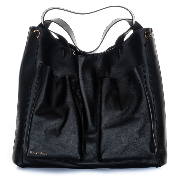 Orciani Leder Tasche Nappa Schwarz