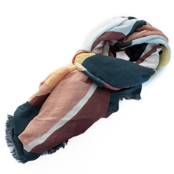 Altea Scarf Modal-Linen Abstract